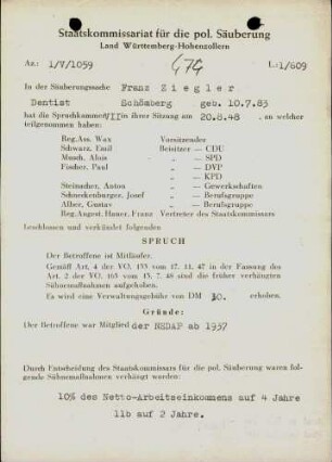 Ziegler, Franz