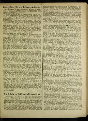 Kundgebung für den Religionsunterricht