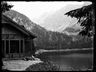 Hohe Tatra, Majlatthütte am Poppersee
