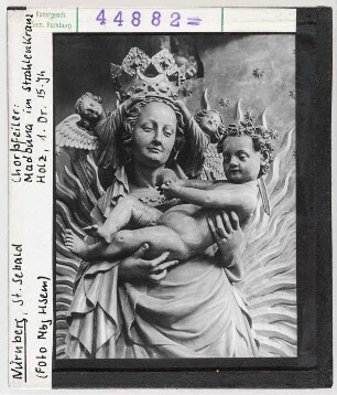 Nürnberg, St. Sebald: Chor, "Schöne Madonna", Detail