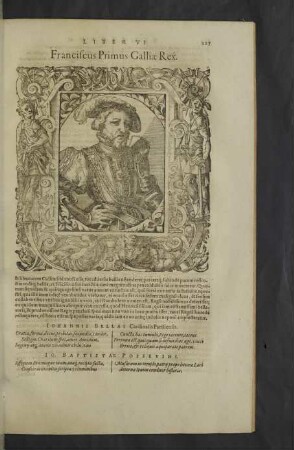 Franciscus Primus Galliae Rex.