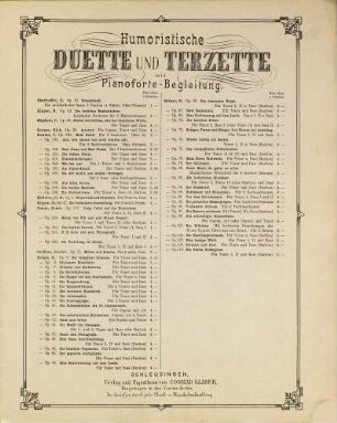 Im Heirathsbureau : komisches Duett ; für Tenor und Bass, mit Begleitung des Pianoforte ; op. 8