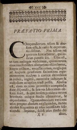 Præfatio Prima. - Præfatio Altera.