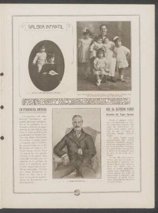 Un periodista antiguo [y] Del Sr. Alfredo Varzi - Recuerdos del Teatro Nacional