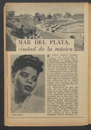 Mar del Plata, ciudad de la música