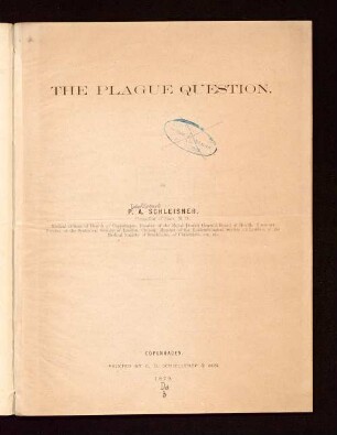 The plague question