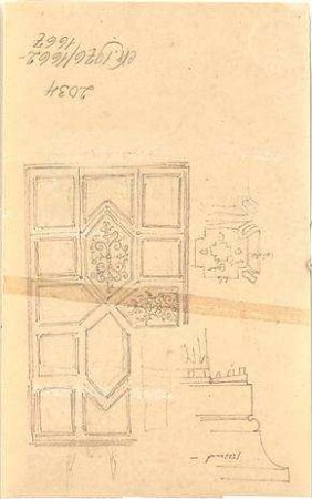 Gärtner, Friedrich von; Athen (Griechenland); Königliche Residenz (Athener Schloss) - Decke (Teilansicht); Detail