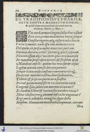 De traditionibus pharisaeorum