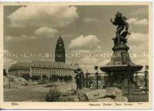Das neue Rathaus in Dresden