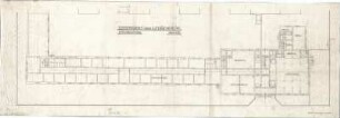 Fischer, Theodor; München - Freimann; Ledigenheim - Vorprojekt (Grundriss EG)