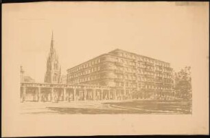 Hotel, Chemnitz: Perspektivische Ansicht