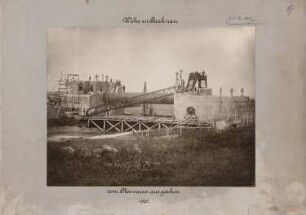 Wehr, Brahnau: Ansicht vom Oberwasser
