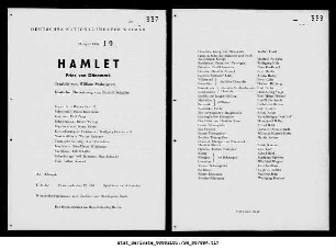 Hamlet Prinz von Dänemark