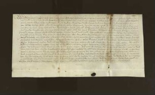 1588 Sept. 29. Hausrentenverkauf in Haus bei dem Neuen Tore an die Dechen des Heiligen Geistes.