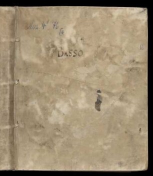 Weltliche Vokalmusik und Tanzsätze. Basso/Basis : 16./17. Jh.