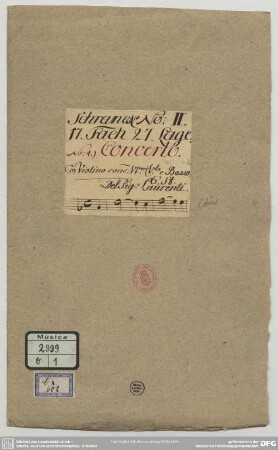 Concertos - Mus.2999-O-1 : vl, strings, bc - C; VeiI Lau2