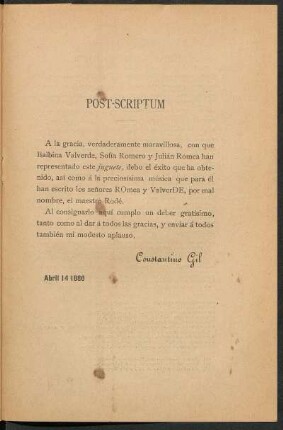 Post-scriptum