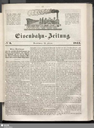 Eisenbahn-Zeitung : Organ der Vereine deutscher Eisenbahn-Verwaltungen und Eisenbahn-Techniker