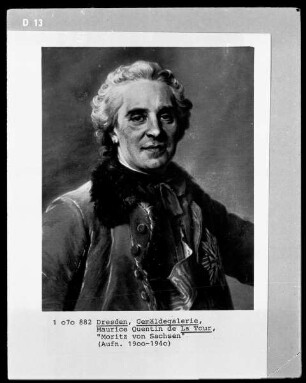 Bildnis des Grafen Moritz von Sachsen, Marschall von Frankreich