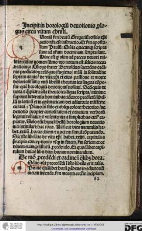Quoniam secundum Gregorium omnis Christi actio nostra est instructio...