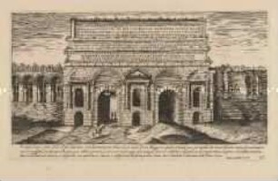 Porta Maggiore ... (Nr. 23 der Folge "Vestigi delle antichità di Roma ...")