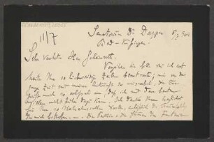 Brief an Ludwig Strecker  und B. Schott's Söhne : 05.07.1904