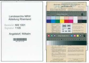Entnazifizierung Wilhelm Angelstorf, geb. 31.10.1919 ()
