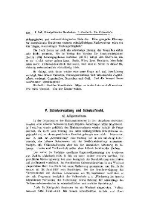 Schulverwaltung und Schulaufsicht