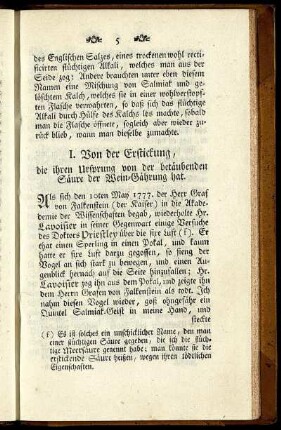 I. Von der Erstickung, ... - IX. Von den Wirkungen des flüchtigen Alkali in Schlagflüssen.