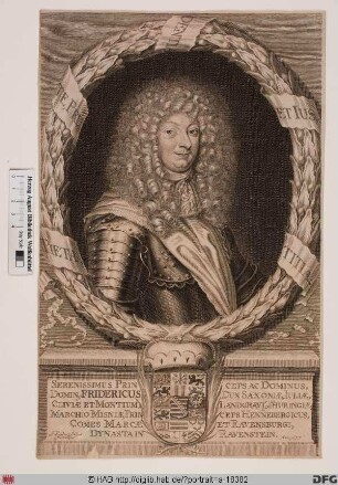 Bildnis Friedrich I., Herzog zu Sachsen-Gotha u. Altenburg (reg. 1675/72)-1691)