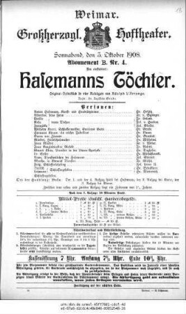 Hasemanns Töchter