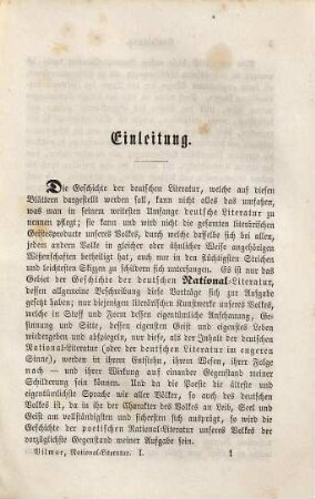 Geschichte der deutschen Nationalliteratur, 1