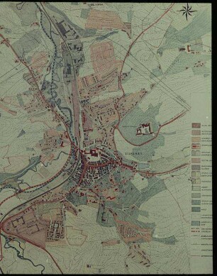 Ellwangen, Flächennutzungsplan 1952