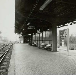 Dresden-Niedersedlitz Bahnhof, Bahnsteig
