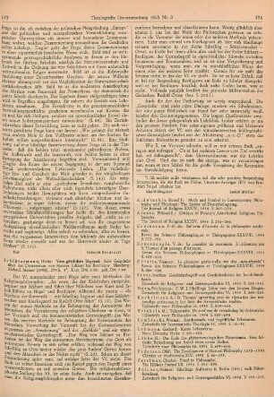 173-174 [Rezension] Schlötermann, Heinz, Vom göttlichen Urgrund