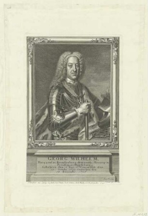 Bildnis des Georg Wilhelm von Brandenburg-Bayreuth