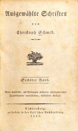 Ausgewählte Schriften, 6.. Die Ostereier