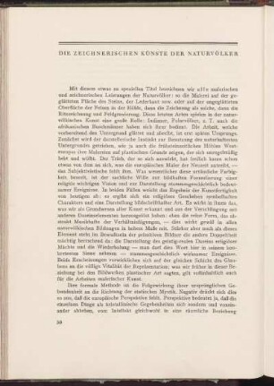 [8. Kapitel] Die zeichnerischen Künste der Naturvölker