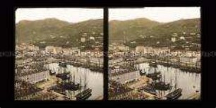 Blick auf Hafen und Stadt, Nizza
