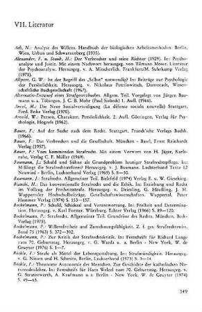 349-358, VII. Literatur
