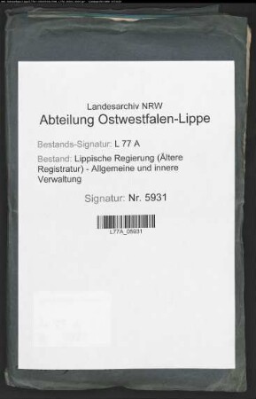Prüfung des Dr. med. August Cordemann aus Ullenhausen