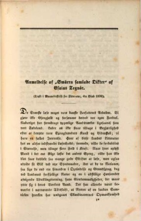 Samlede og efterladte Skrifter, 6