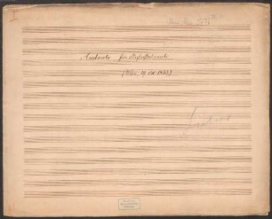 Andante, cor (4), clno (2), trb (3), As-Dur - BSB Mus.ms. 5776 : Andante für Blechinstrumente