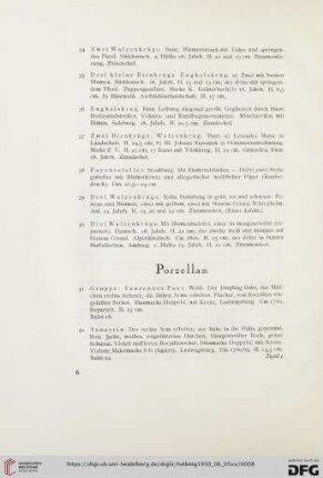 Porzellan (Nr. 41-99)