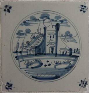 Fliese, Harlingen, 1800-1840