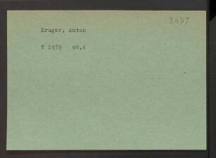 Kruger, Anton