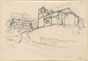 Fischer, Theodor; Gauting / Starnberg (Bayern); Ev. Christuskirche - Perspektive