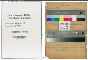 Entnazifizierung Alfred Stephan , geb. 12.10.1905 (Polizist)