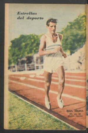 Raúl Ibarra, alto valor del atletismo argentino - [Fotografía] : Estrellas del deporte