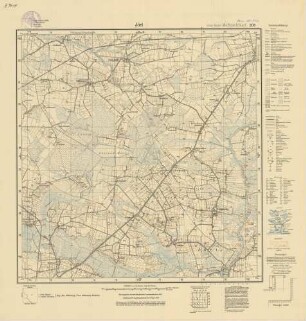 1321 (alte Nr.: 205) Jörl, Meßtischblatt (4cm - Karte)